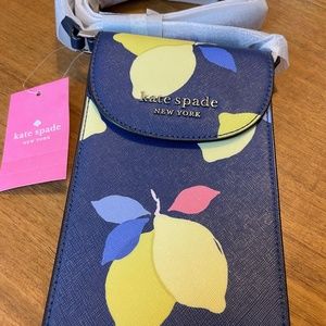NEW Kate Spade Phone Crossbody Cameron Lemon Zest